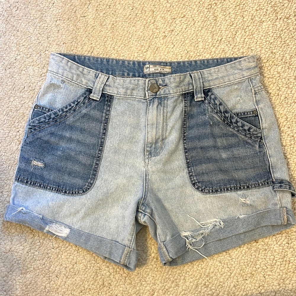 Free People Denim Shorts